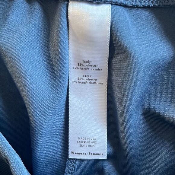 Lucy- Tech Blue Wide Leg Yoga Pants Size Medium - Picture 4 of 6